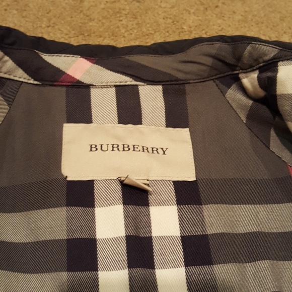 Burberry | Jackets & Coats | Authentic Barely Worn Burberry Kids Coat ...